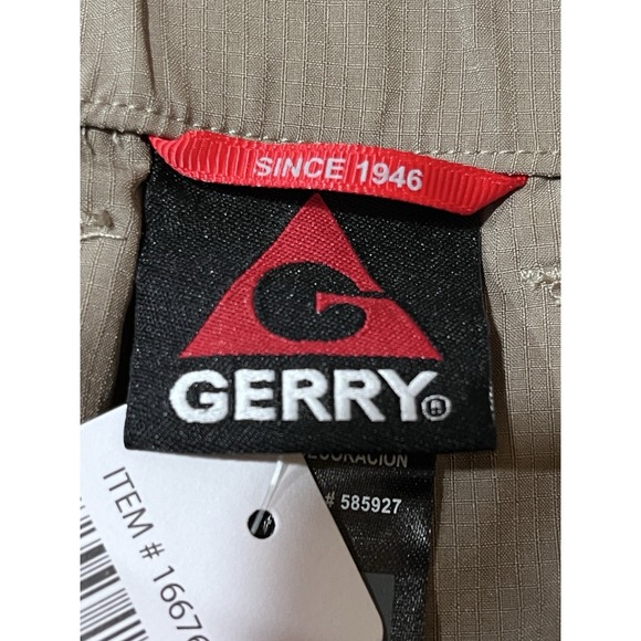 Gerry Mens 38x30 Hiking Pants Ripstop Convertible Shorts Pockets Trails Walking - Picture 11 of 12